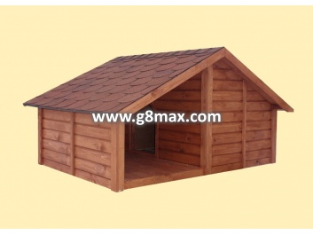 Hundehütte mit großer Veranda