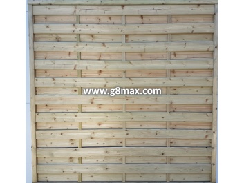 Holzpalisadenschild - horizontal 2000x1800