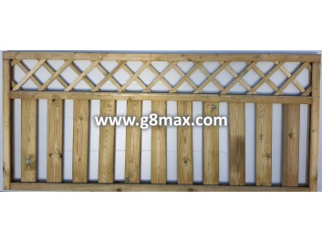 Holzpalisadenschild – klein 800x1800