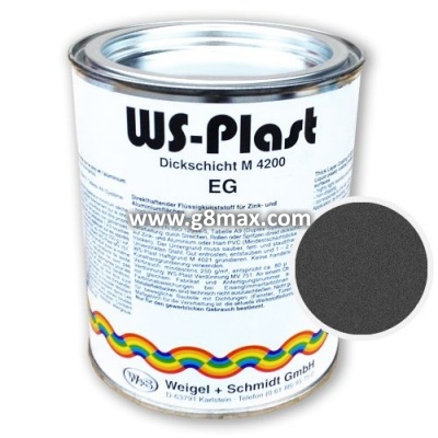 Die Farbe ist dunkelbraun WS Plast RAL 8017