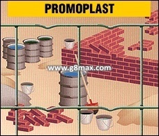 Geschweißter Zaun PROMOPLAST, verzinkt + PVC RAL6005, Draht 2,1mm / Höhe 1,2m