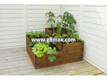 Gartenpflanzen-Box in 4 Ebenen