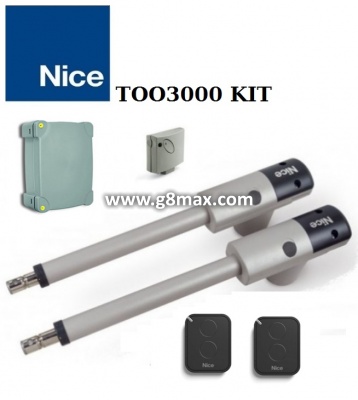 Automatisierungsanlagen für zweiflügelige Tore NICE TOO3000 KIT (bis 6M) 230V