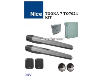 Automatisierungsanlagen für zweiflügelige Tore NICE TOONA 7 TO7024 KIT (BIS 14M)