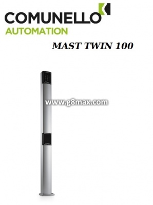 Aluminiumsäule für zwei Zubehörteile COMUNELLO TWIN 100 H100cm