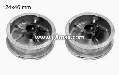 Standard-Hubzylinder eingestellt 124x46mm
