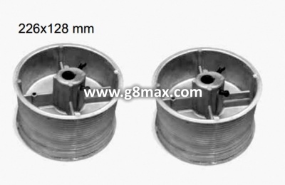 Standard-Hubzylinder eingestellt 226x128mm