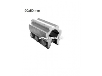 Alumiiniumühenduse telg 90x50mm