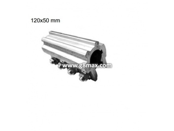 Alumiiniumühenduse telg 120x50mm
