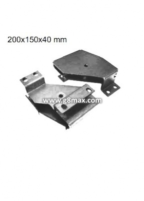 Seilrolle zur Fixierung 200x150x40mm
