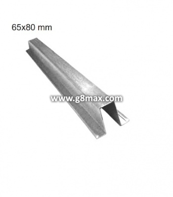 Tsingitud tugevdusprofiilid 65x80mm OMEGA