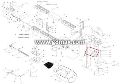 Reduzierstück für Garagentormotor BFT EOS120.