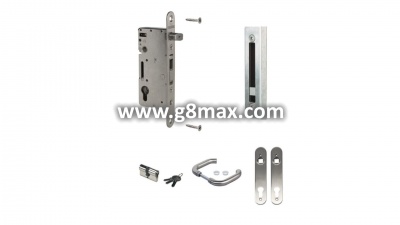 Lock set H-WOOD-SET-60-I, for mortise lock, LOCINOX