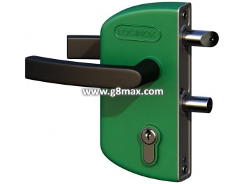 LOCINOX-SCHLOSS FÜR RUNDES PROFIL MIT ADAPTER LARZ4040P1L6005VCAP-POLYAMID-GEHÄUSE, GRÜN