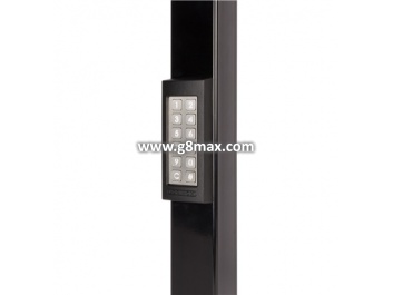 LOCINOX SLIMSTONE-9005-CODE-PLATTE, IP68, SCHWARZ