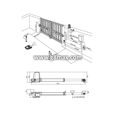 Drehtorantriebsmotor BFT ATHOS AC A25