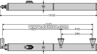 Drehtorantriebsmotor BFT P7 UL/CSA