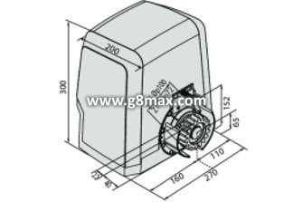 Motor für Schiebetor BFT ARES BT A1500