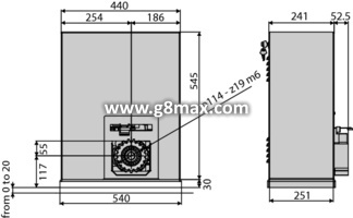 Motor für Schiebetor BFT SP3500 TRI 230