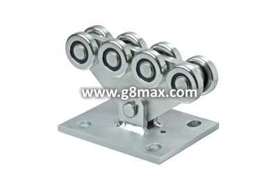 COMUNELLO ROLLBLÖCKE CGS-350.8Mini (8 Rollen, verzinkt) - vollständig x 2 Stück