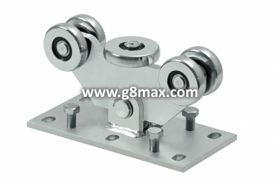 COMUNELLO ROLLBLÖCKE CGS-350.5Piccolo(5 Rollen, verzinkt) - vollständig x 2 Stück
