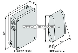 Näherungsleser BFT Compass SLIM