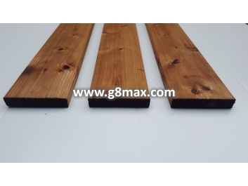 Zaunbrett – brauner Ton 18x95x1500 mm