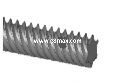 Gewinde für Motor MOTORLINE 14,8xP23mm /  LINCE600, 695mm