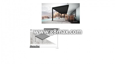 Pergola mit 2 Säulen