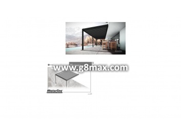 Pergola mit 2 Säulen