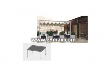 Pergola mit 4 Säulen