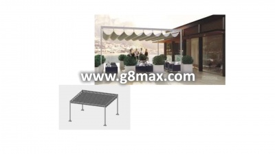 Pergola mit 4 Säulen