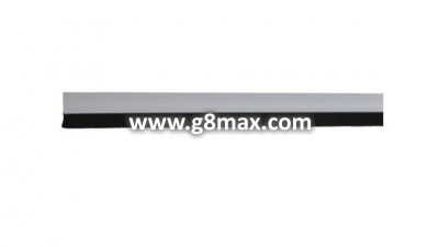 Türbürste L 14mm x 1000mm / selbstklebend, PVC – Weiß