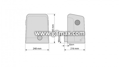 Sliding gate automation system NICE FILO400 MAXI KIT
