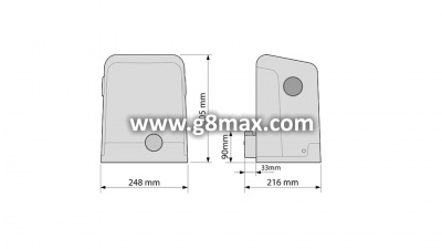 Sliding gate automation system NICE FILO600 MAXI KIT